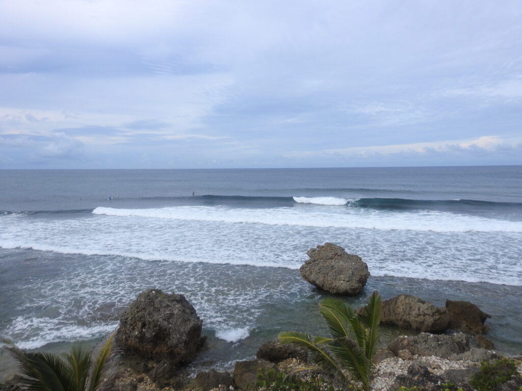 Surfing Soup Bowl in Barbados