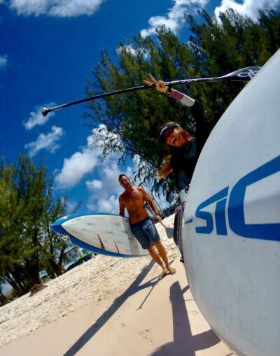 Jason and Sarah at Paddle Barbados