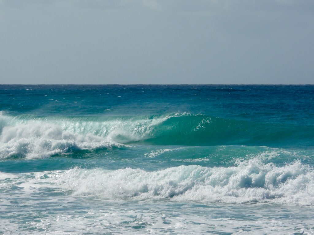 Surfing South Point in Barbados